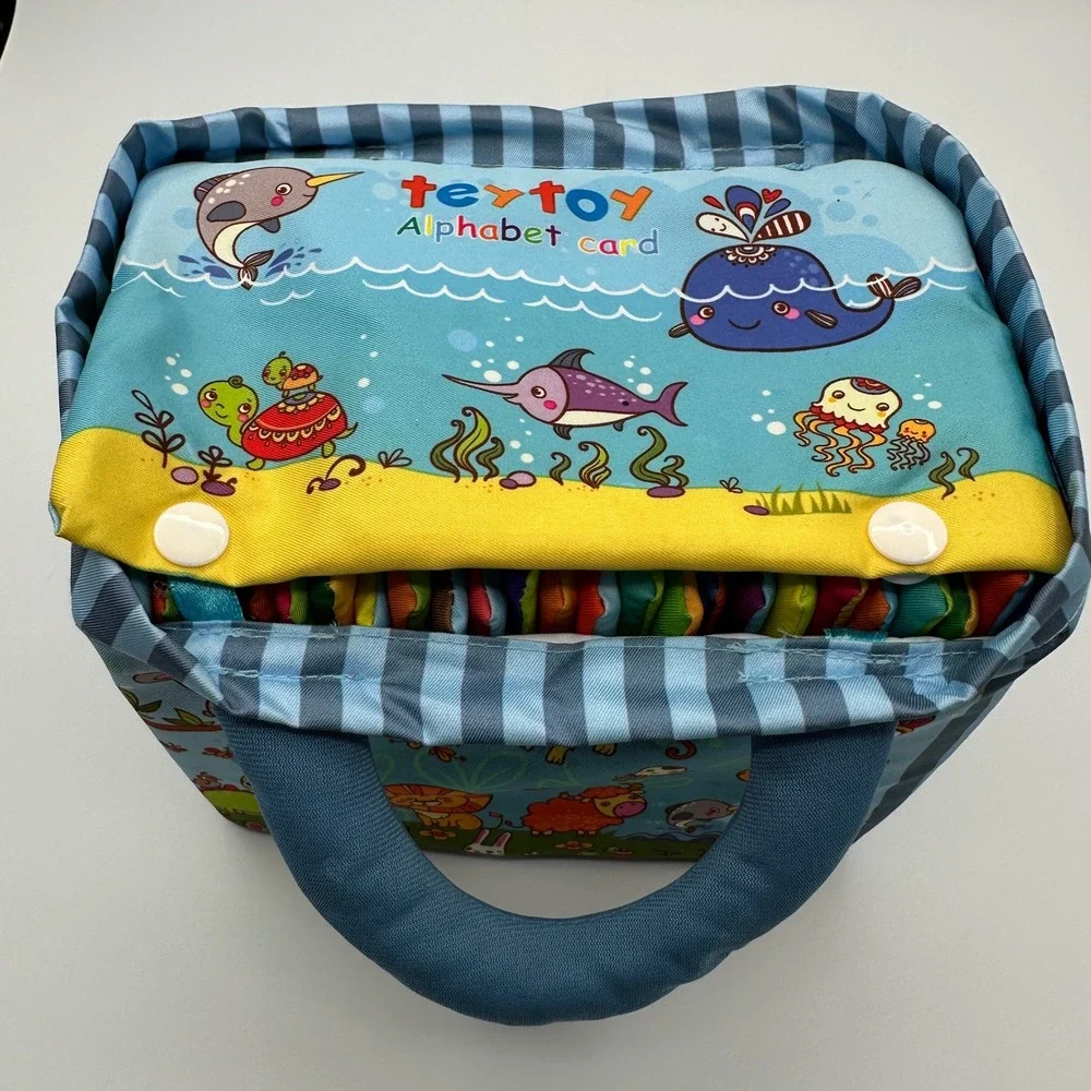 Teytoy Baby Soft Alphabet Flash Cards 26-Piece ABC Learning Set for‎ Toddlers